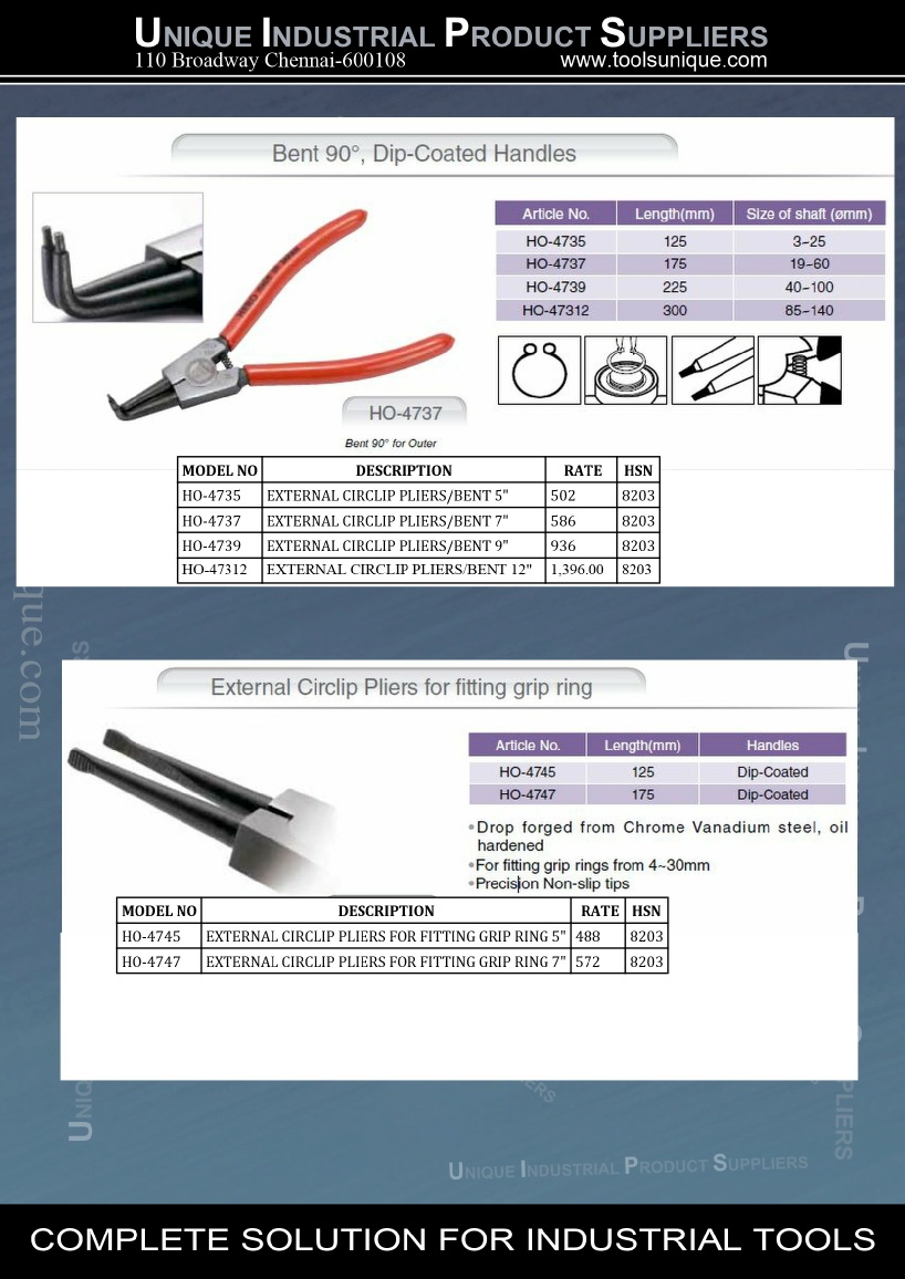 HERO-HANDTOOLS- INTERNAL-EXTERNAL-CIRCLIP PLIER-chennai